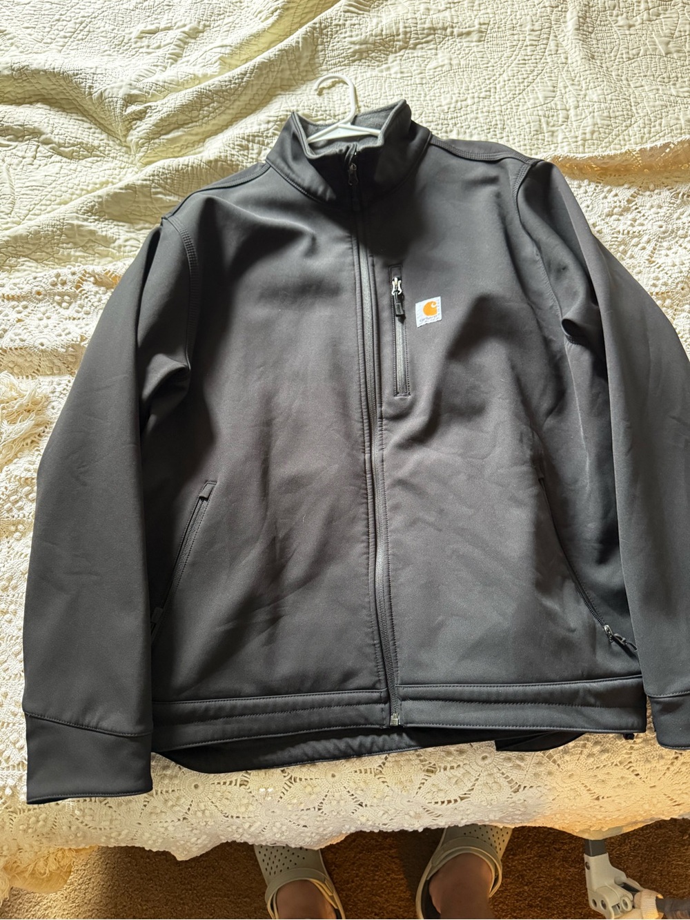 Carhartt Men's Black Full-Zip Performance Softshell Jacket